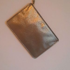 Gold Lululemon pouch